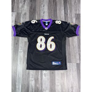VTG Baltimore Ravens #86 Todd Heap Stitched Reebok Jersey Size 50